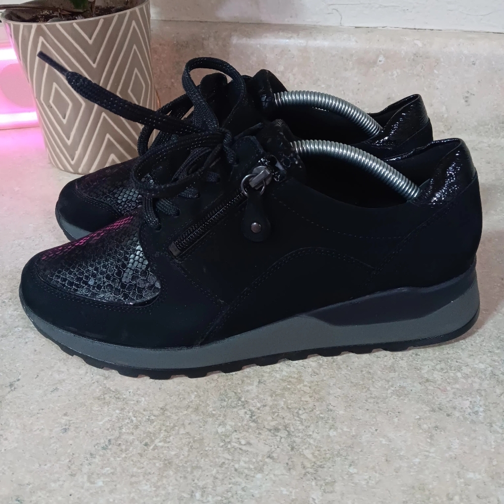 Waldläufer Hiroko - Soft Denver Taipei Krokusstr. schwarz Sz 7
